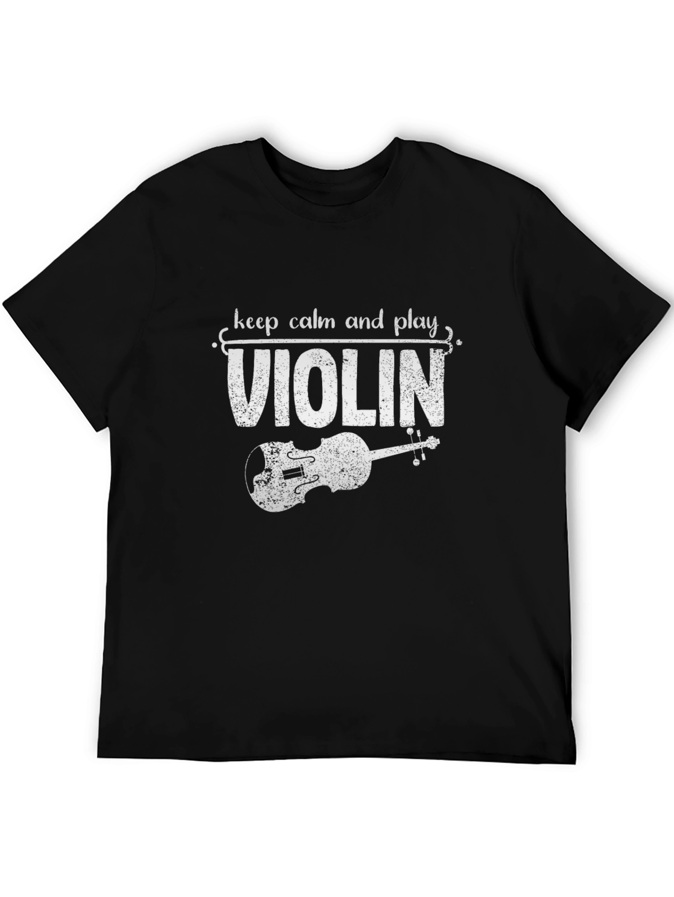 Keep Calm and Play Violin Graphic Tee