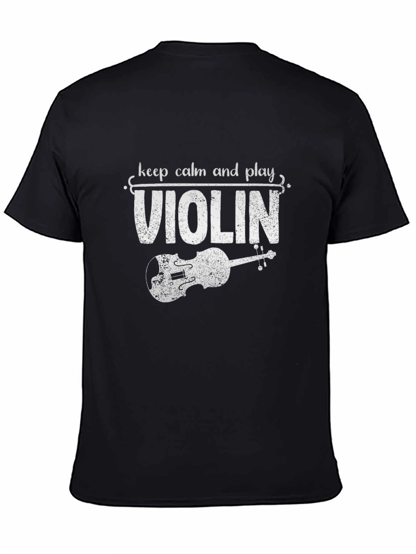 Keep Calm and Play Violin Graphic Tee