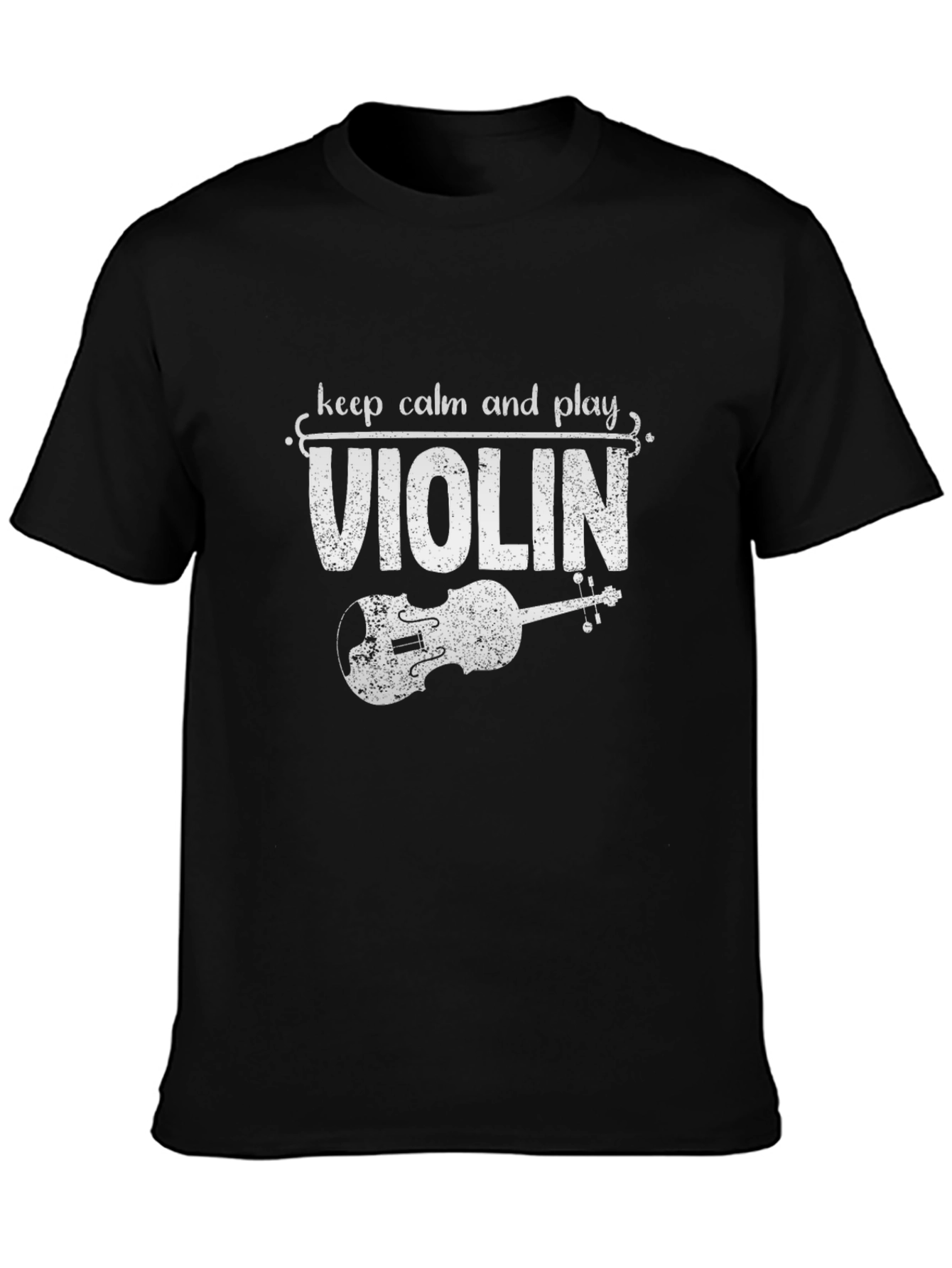 Keep Calm and Play Violin Graphic Tee