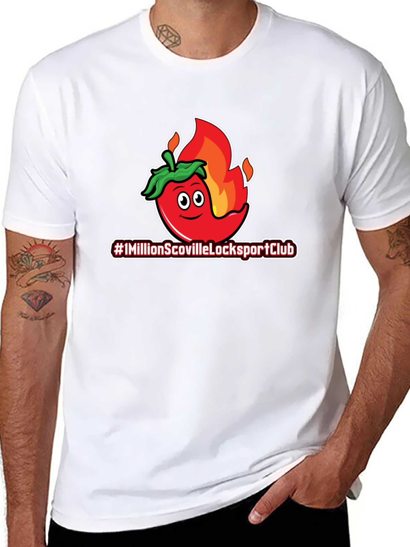 Spicy Pepper T-Shirt - #1MillionScovilleLockportClub
