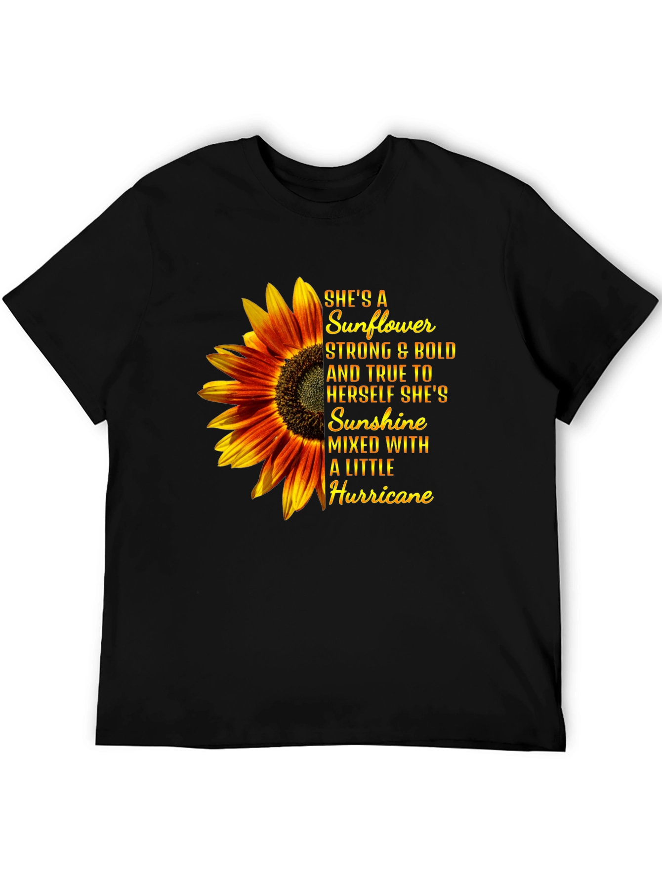 Sunflower Hurricane Graphic T-Shirt