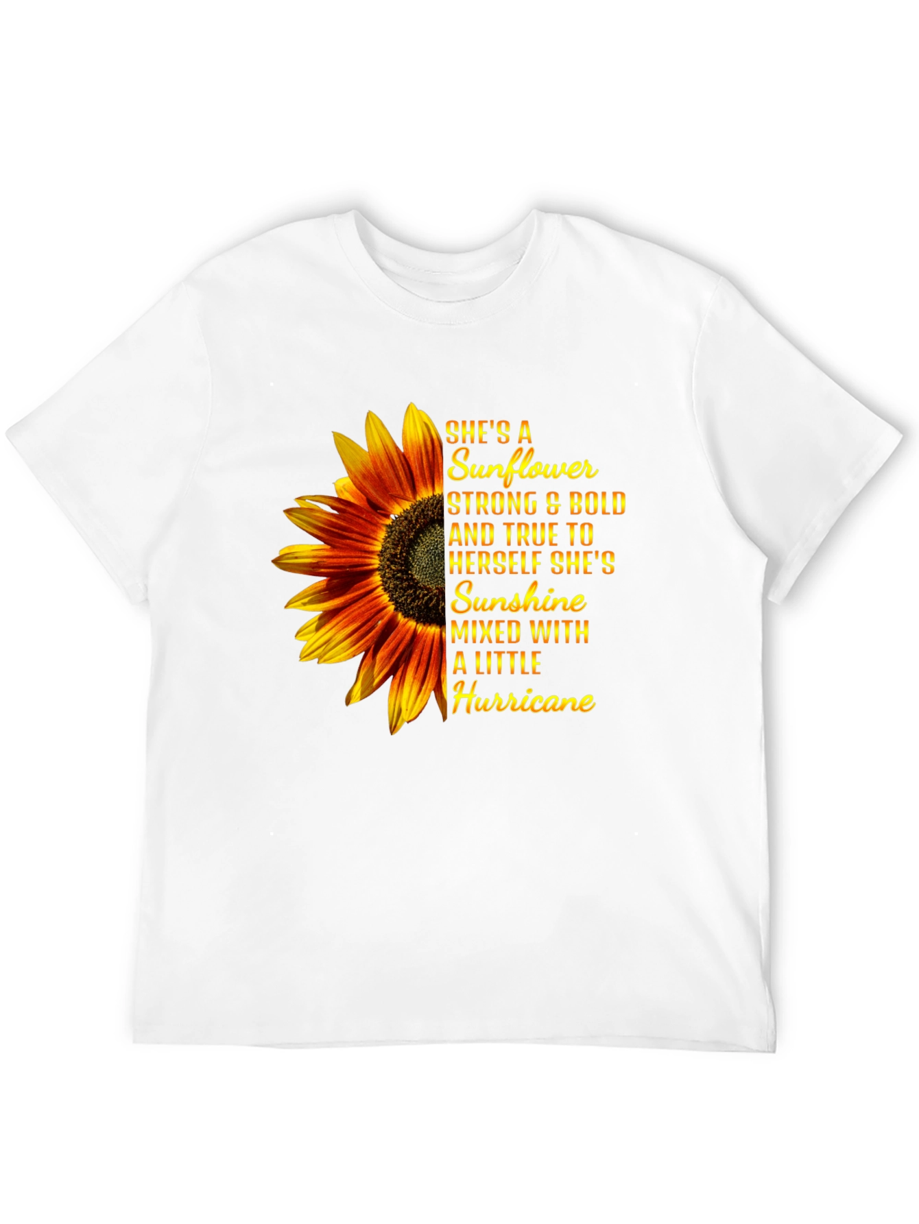 Sunflower Hurricane Graphic T-Shirt
