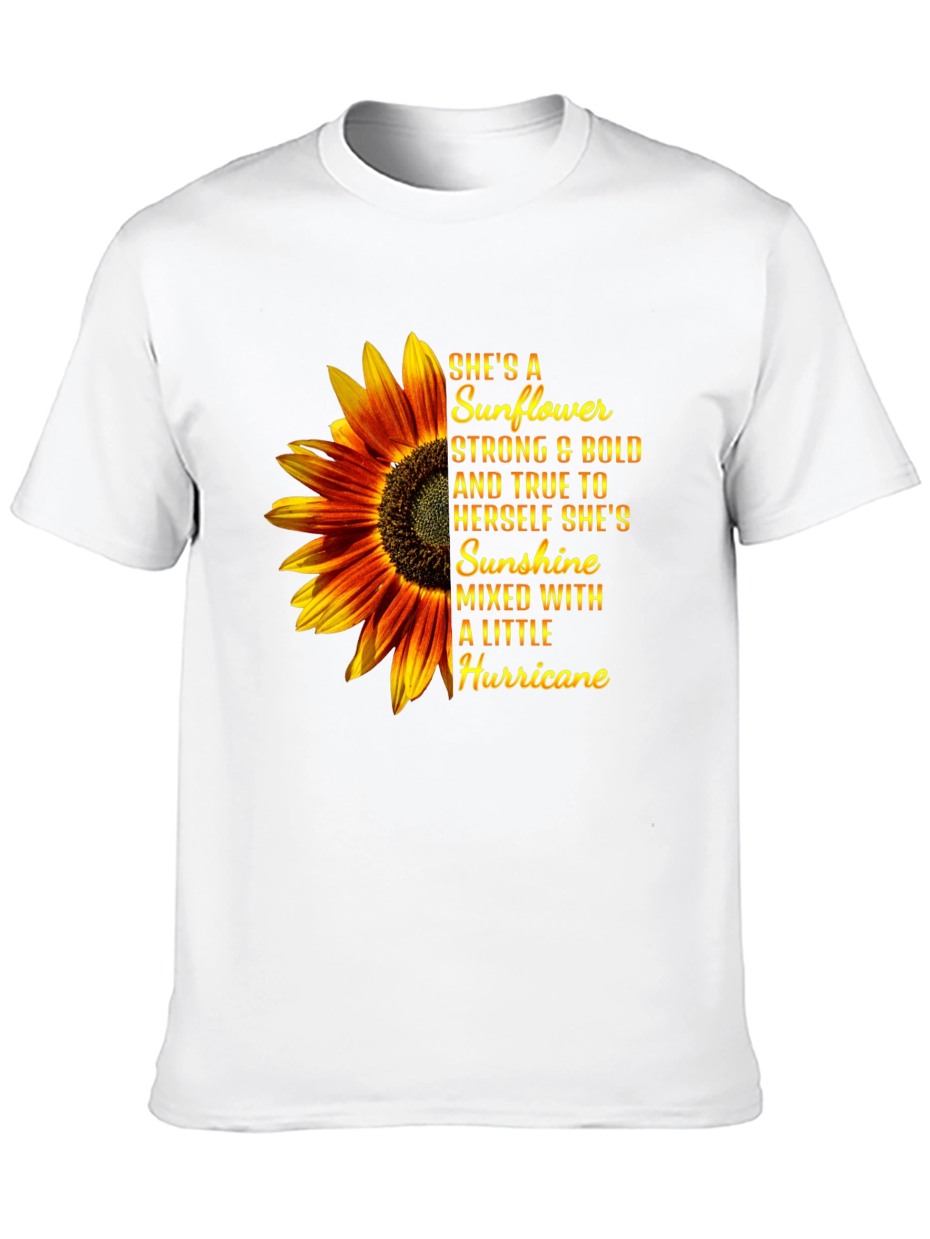 Sunflower Hurricane Graphic T-Shirt