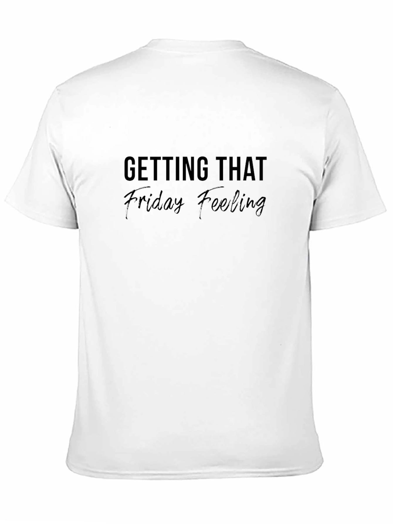 Friday Feeling Black Graphic Tee