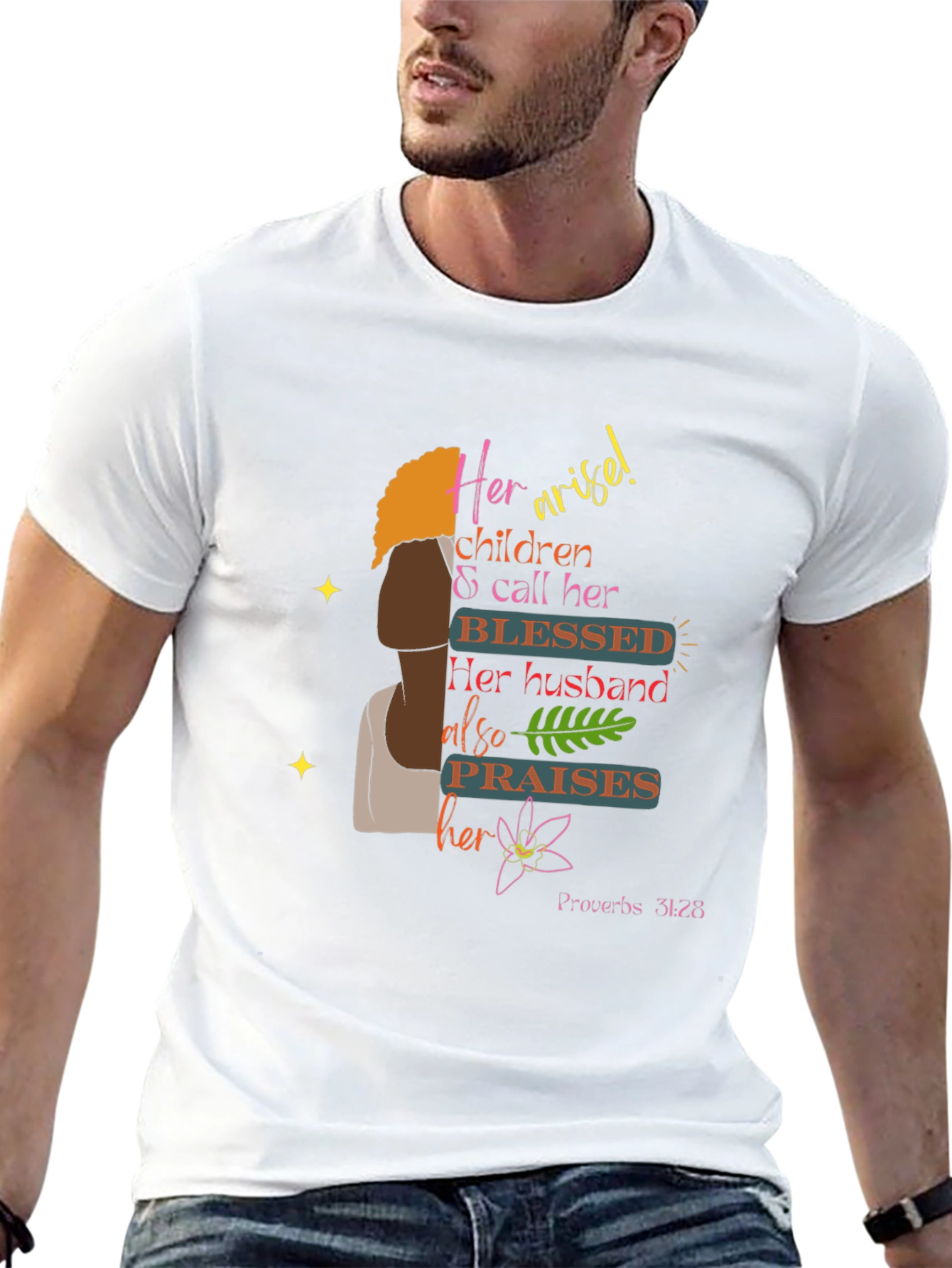 Blessed Proverbs 31:28 Graphic Tee