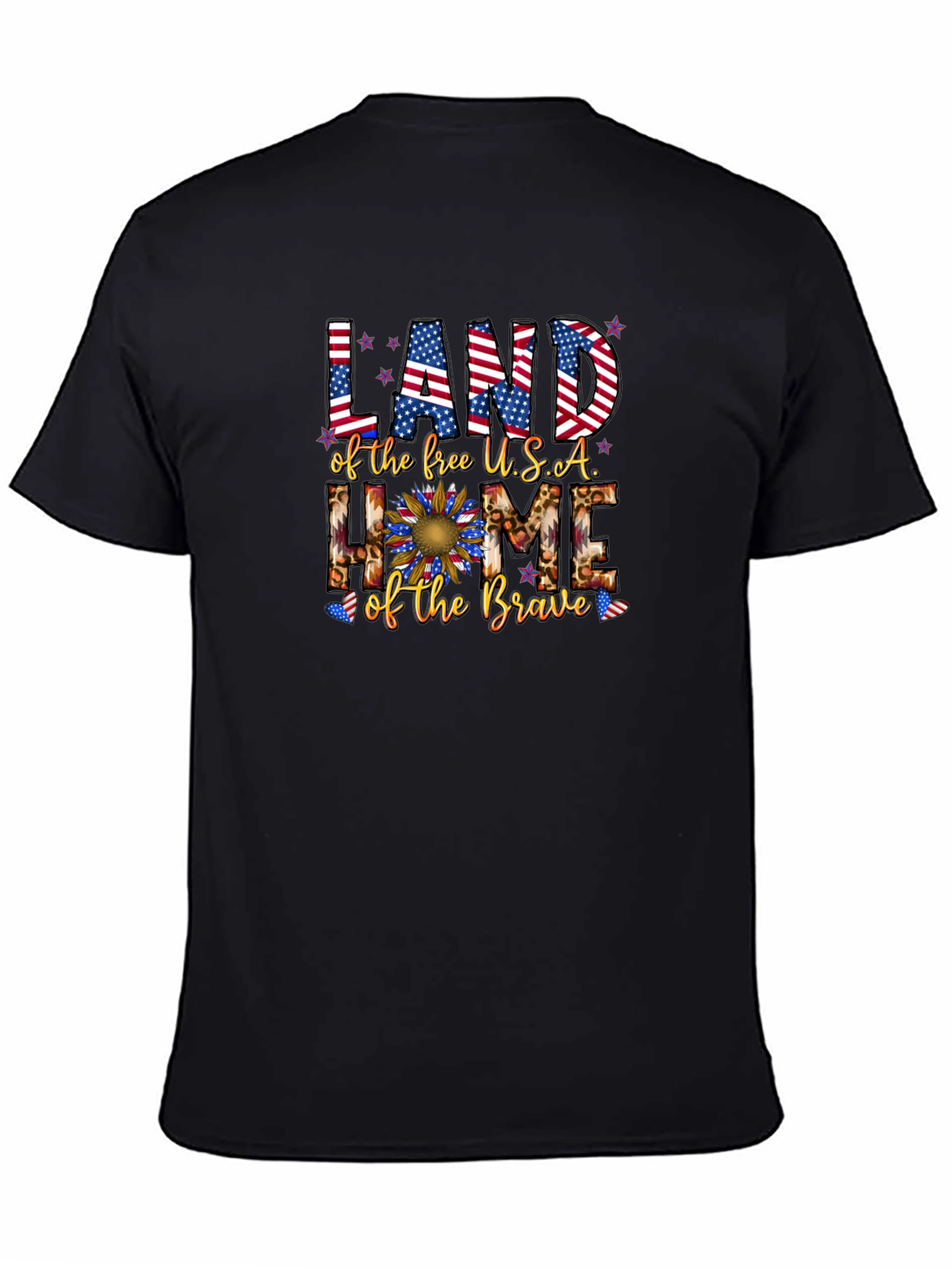 Patriotic Land of the Free Graphic Tee