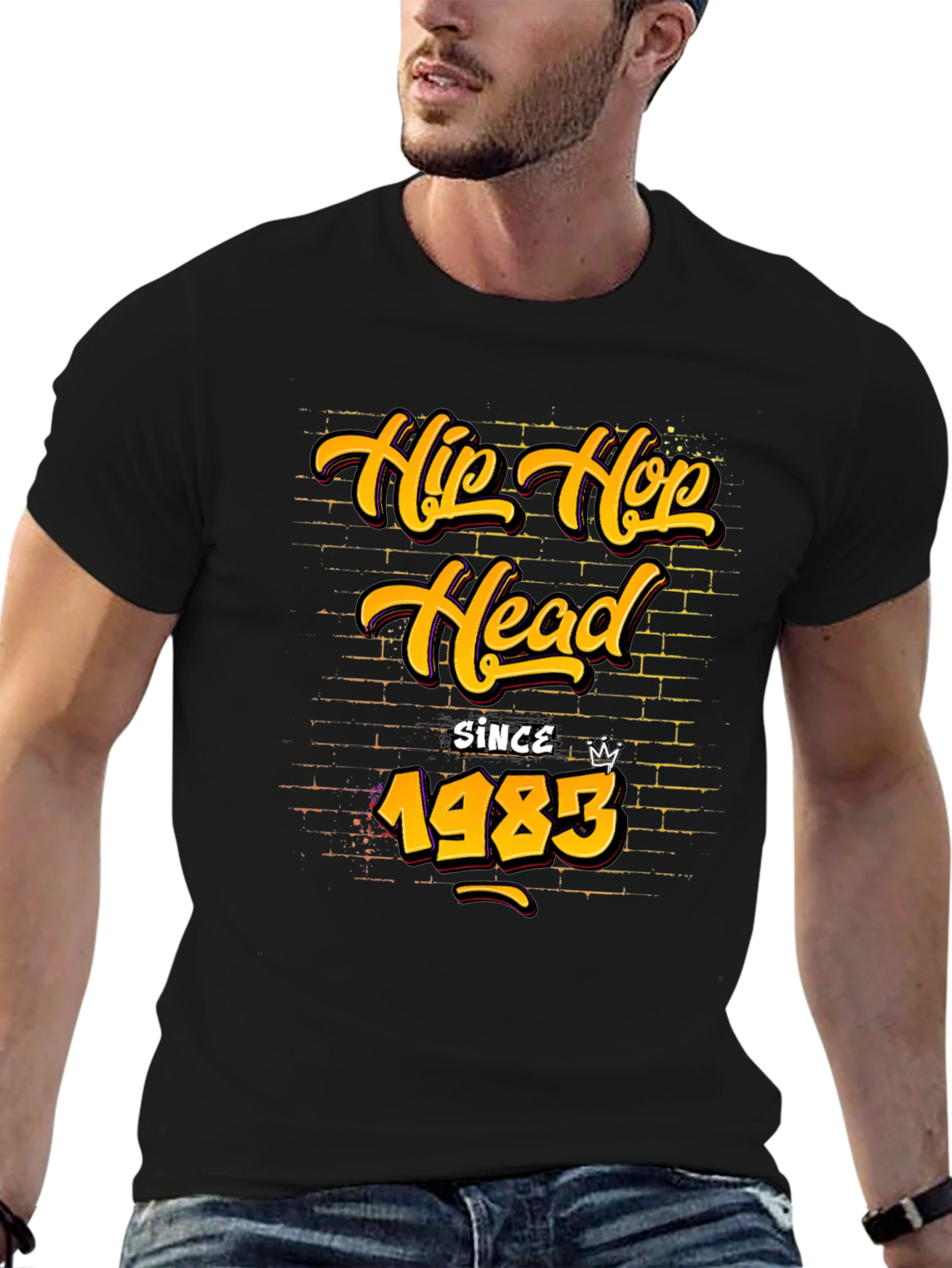 Hip Hop Head Since 1983 Graphic T-Shirt