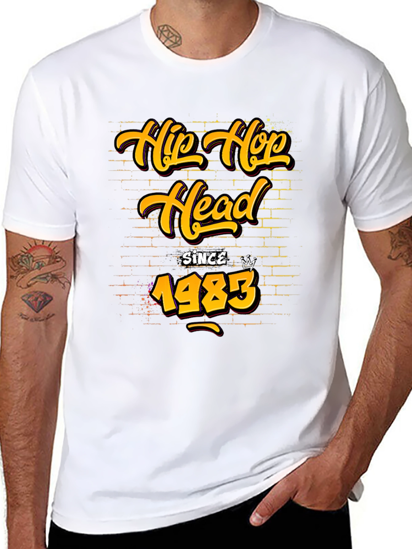 Hip Hop Head Since 1983 Graphic T-Shirt