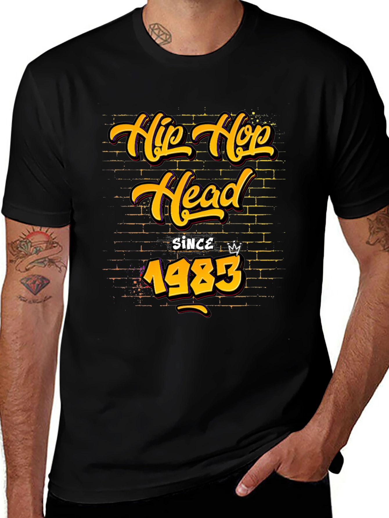 Hip Hop Head Since 1983 Graphic T-Shirt