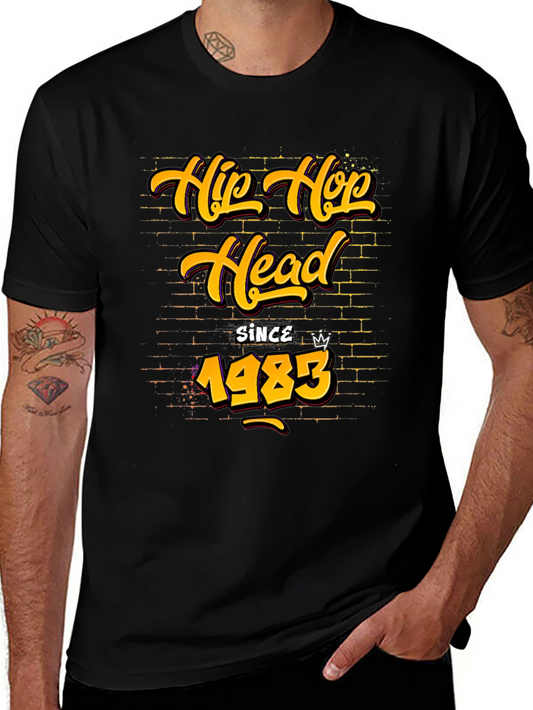 Hip Hop Head Since 1983 Graphic T-Shirt