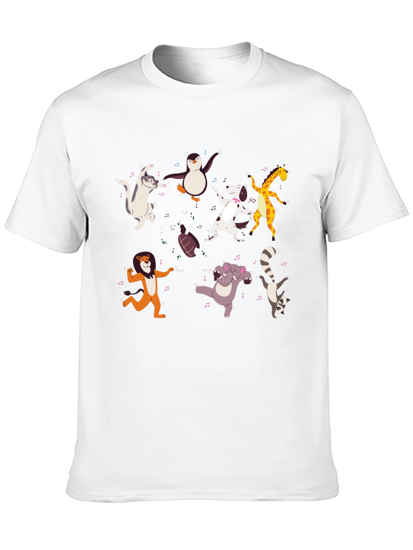 Dancing Animals Black T-Shirt