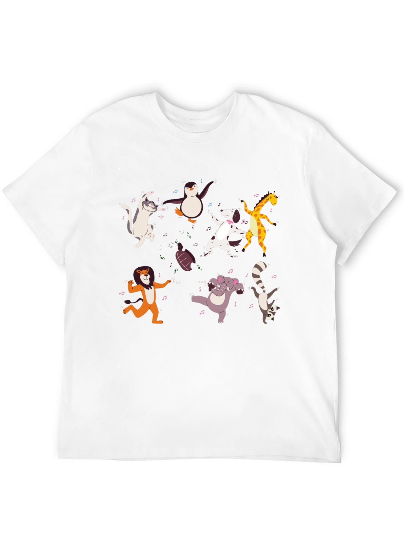 Dancing Animals Black T-Shirt