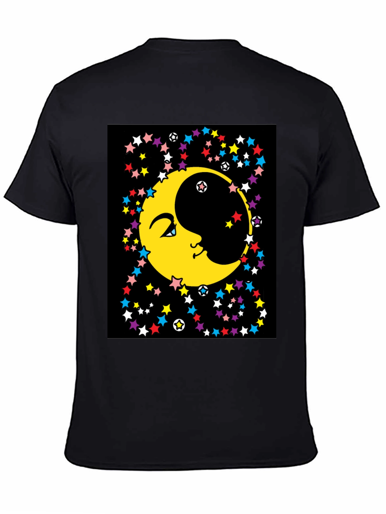 Celestial Moon & Stars Graphic Tee
