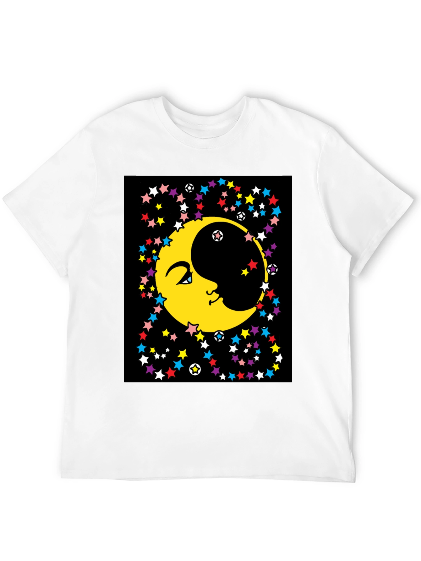 Celestial Moon & Stars Graphic Tee