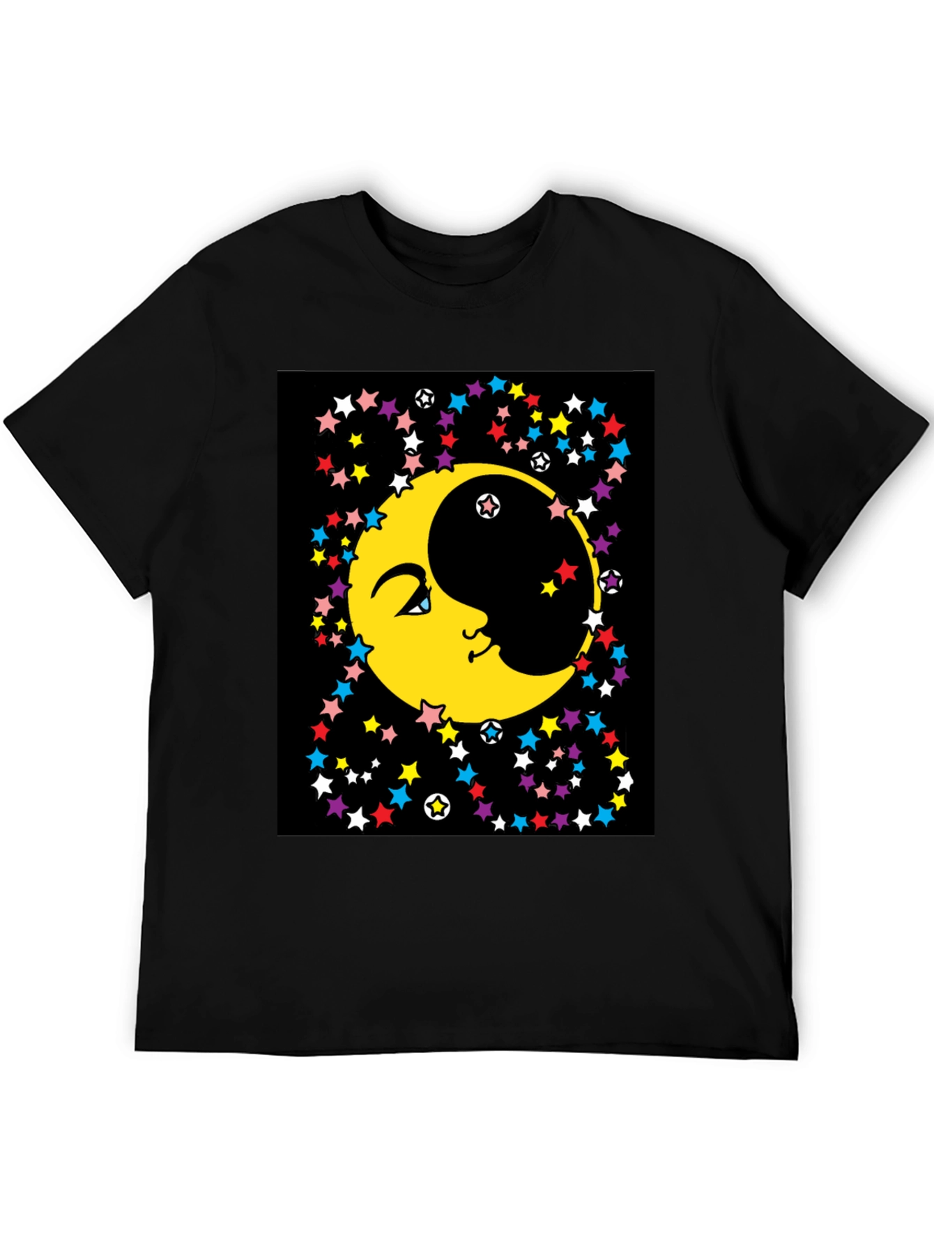 Celestial Moon & Stars Graphic Tee