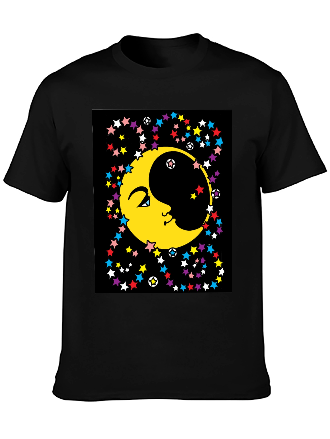 Celestial Moon & Stars Graphic Tee