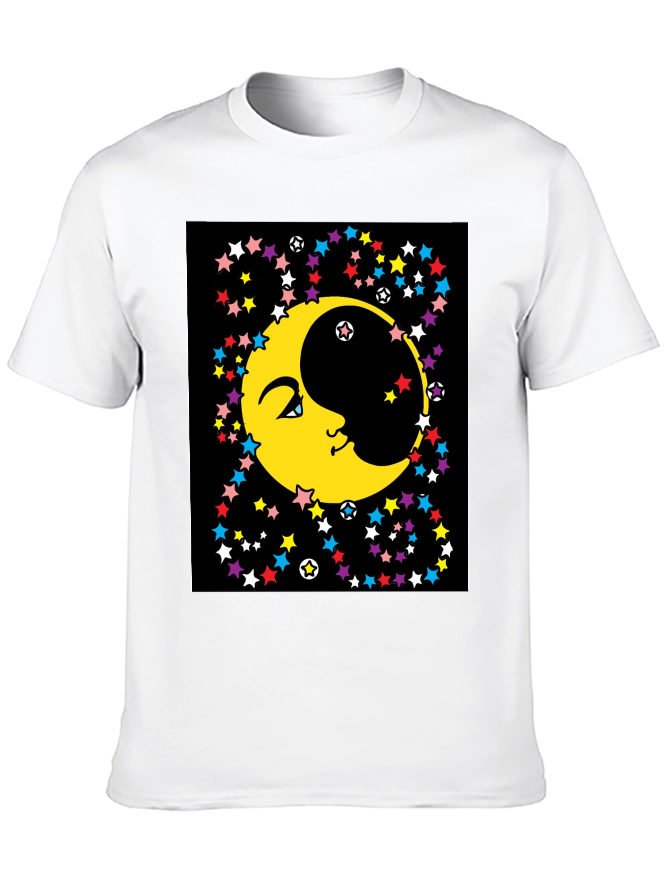 Celestial Moon & Stars Graphic Tee