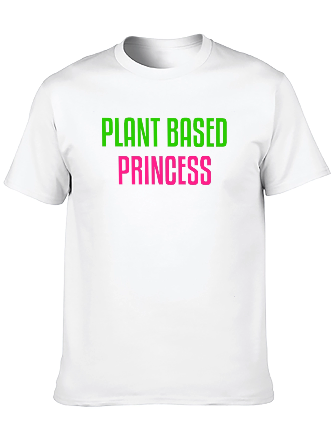 Plant Based Princess Black T-Shirt
