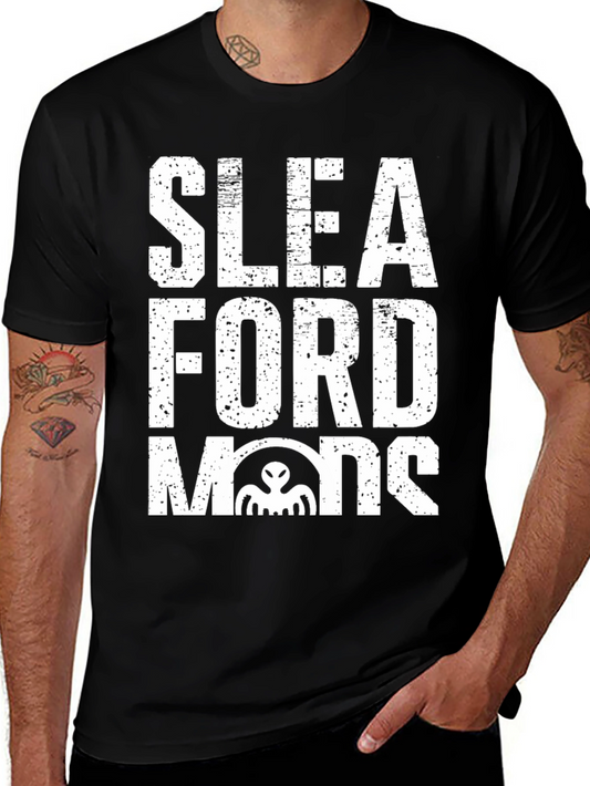 Sleaford Mods Graphic Tee - Black Cotton