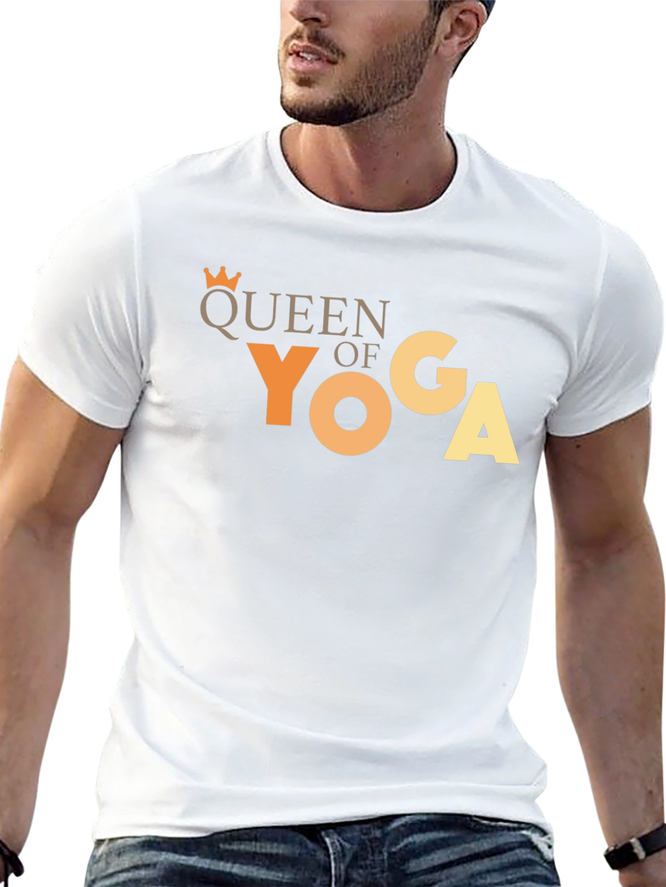 Queen of Yoga Black T-Shirt