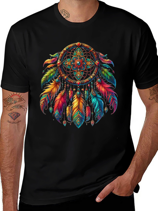 Dream Catcher Graphic T-Shirt - Boho Style