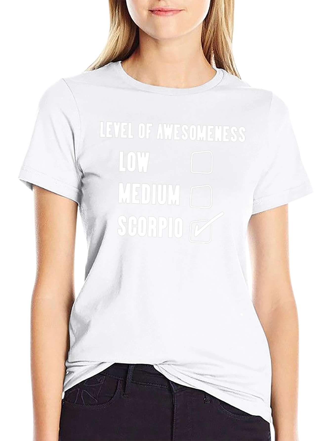 Scorpio Level of Awesomeness Graphic Tee