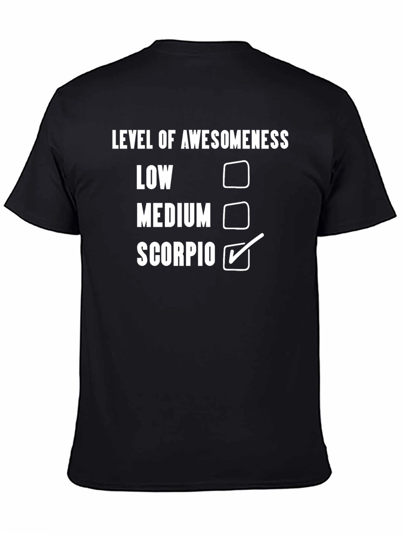 Scorpio Level of Awesomeness Graphic Tee