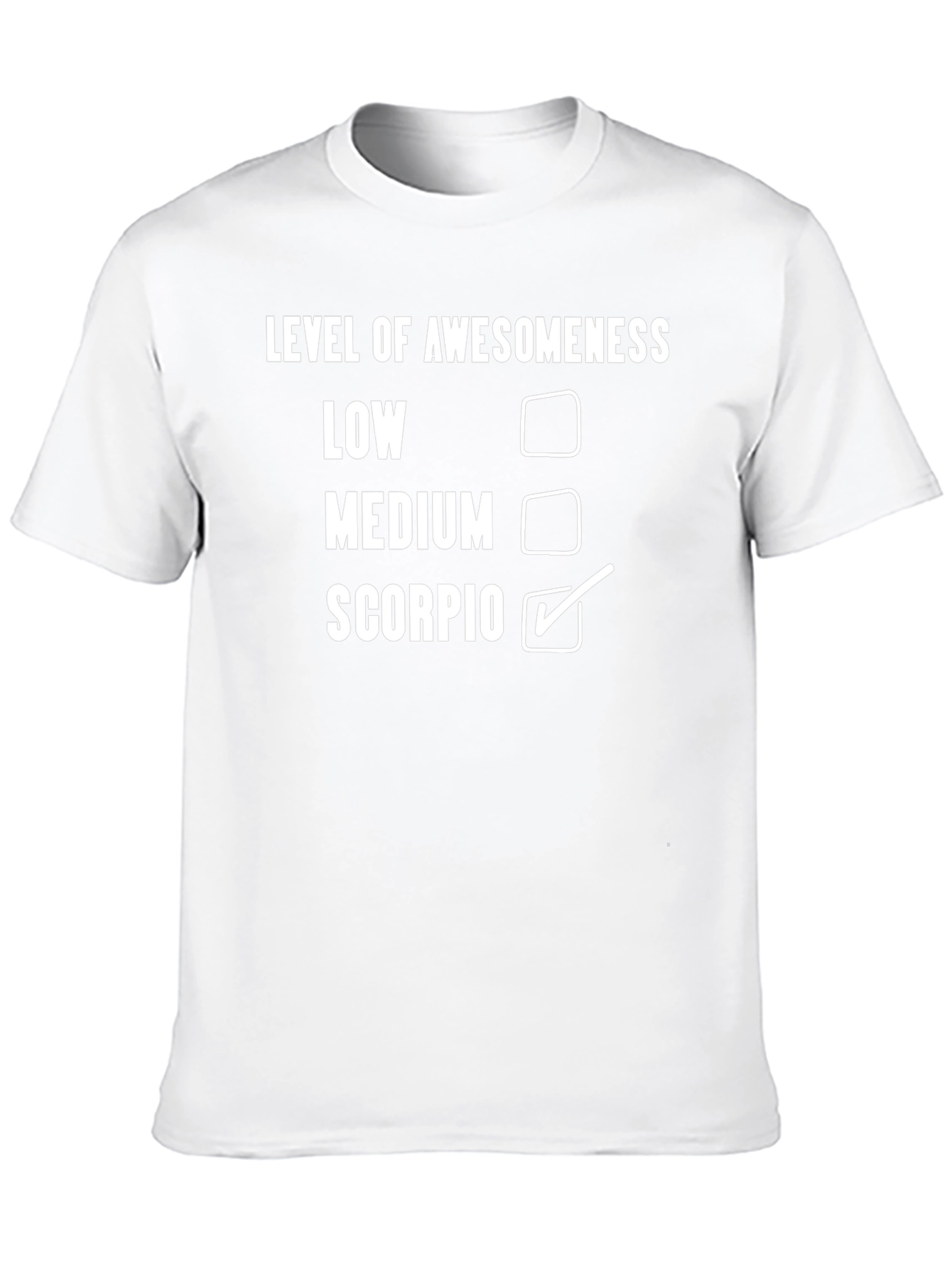 Scorpio Level of Awesomeness Graphic Tee