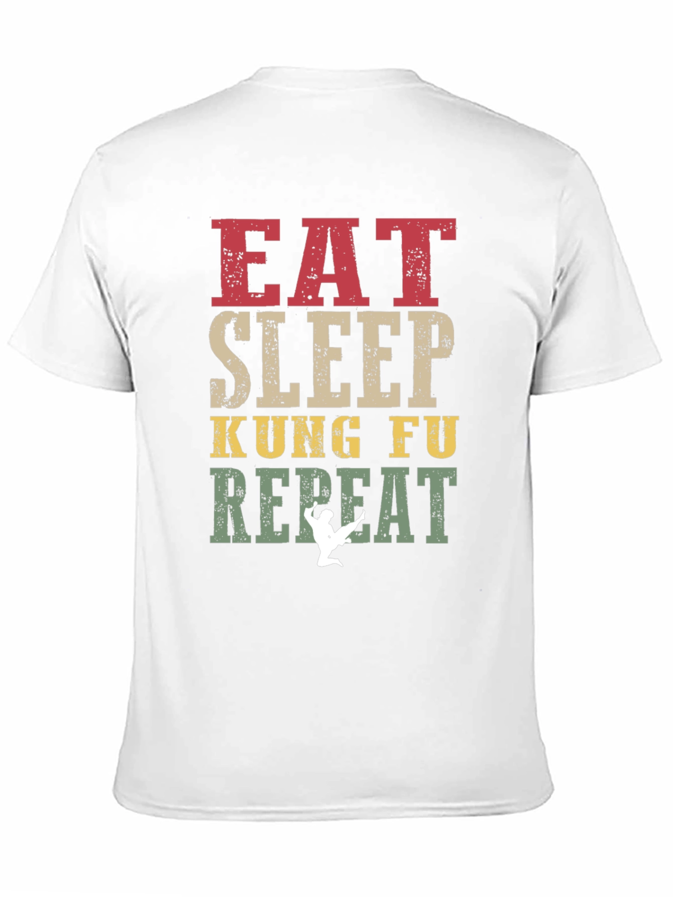 Eat Sleep Kung Fu Repeat Graphic Tee