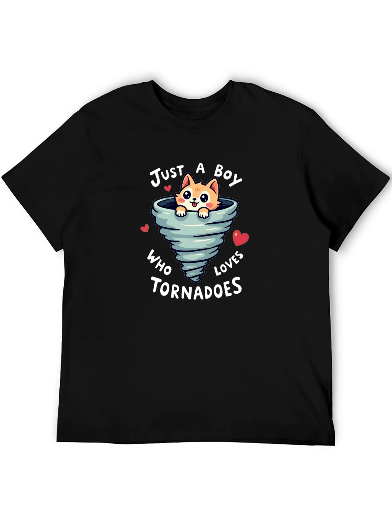 Just A Boy Who Loves Tornadoes T-Shirt