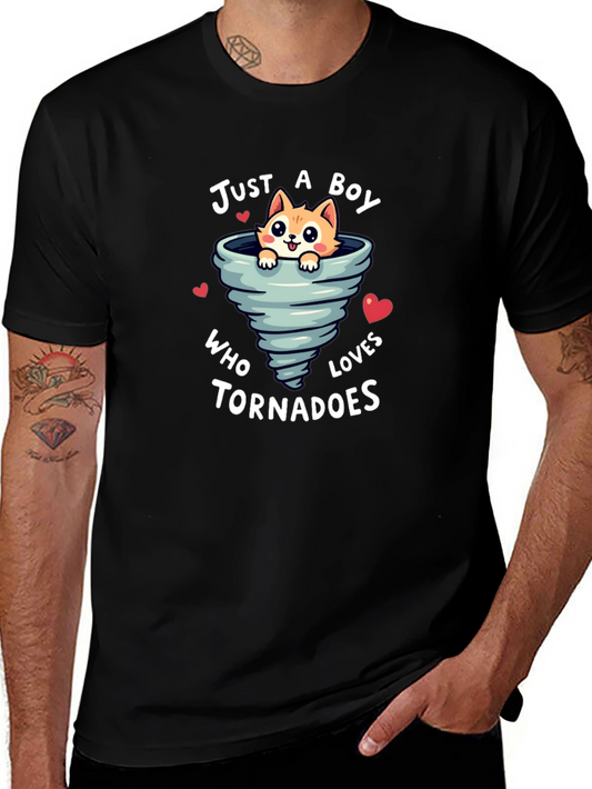 Just A Boy Who Loves Tornadoes T-Shirt