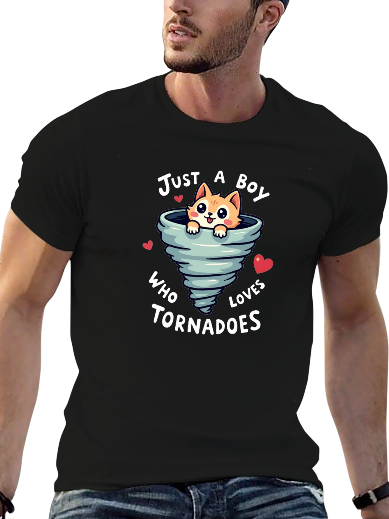 Just A Boy Who Loves Tornadoes T-Shirt