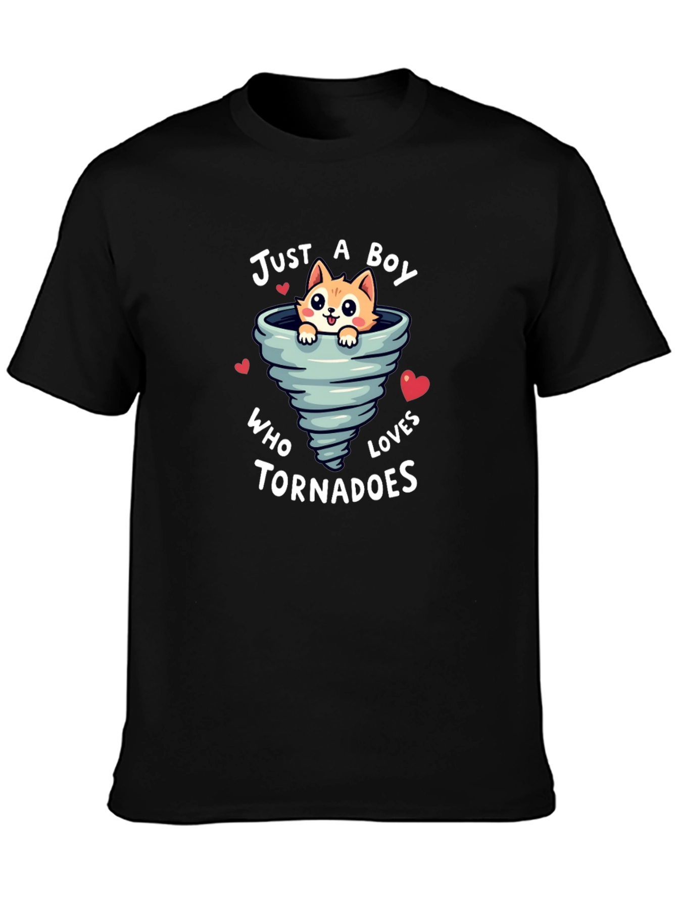 Just A Boy Who Loves Tornadoes T-Shirt