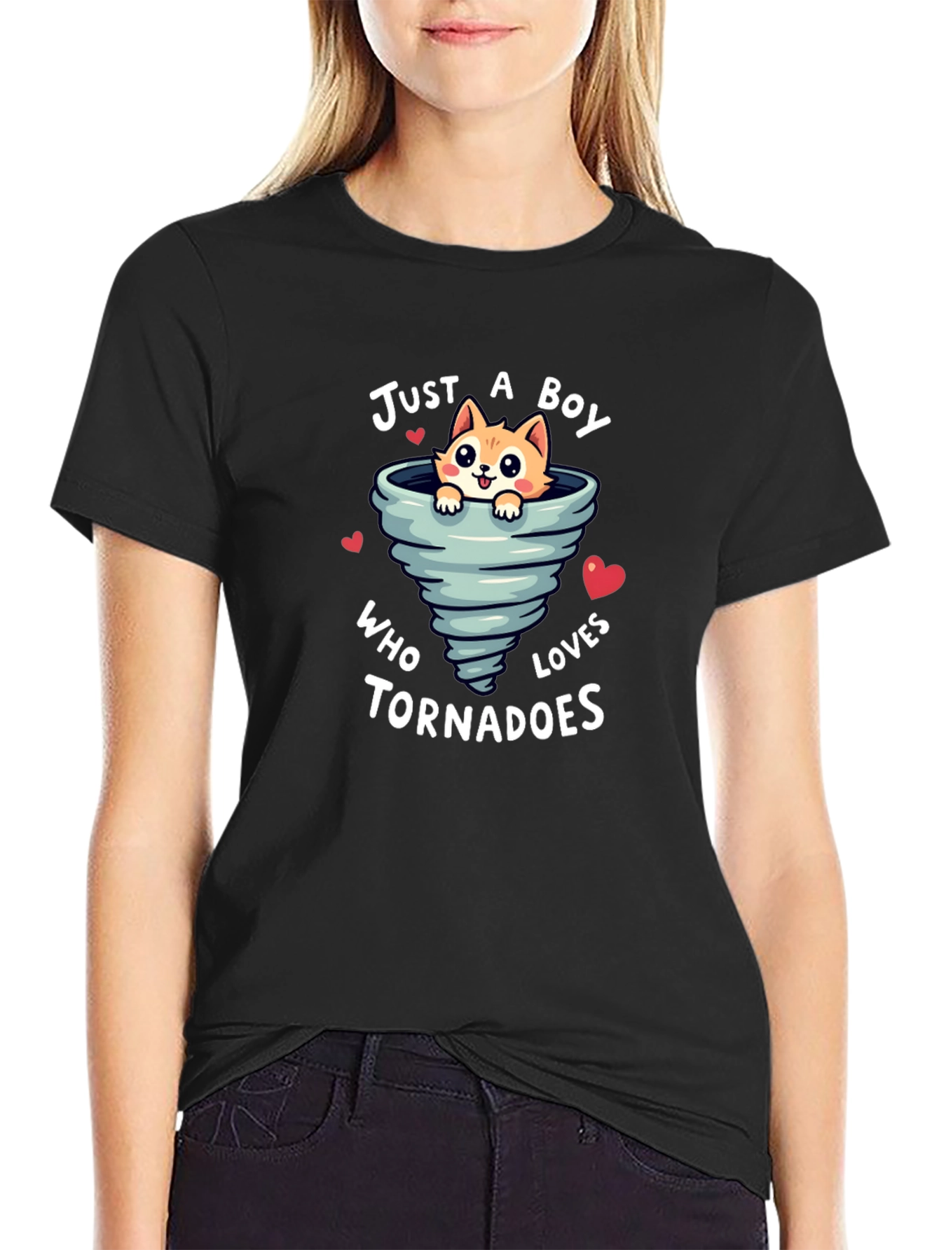 Just A Boy Who Loves Tornadoes T-Shirt