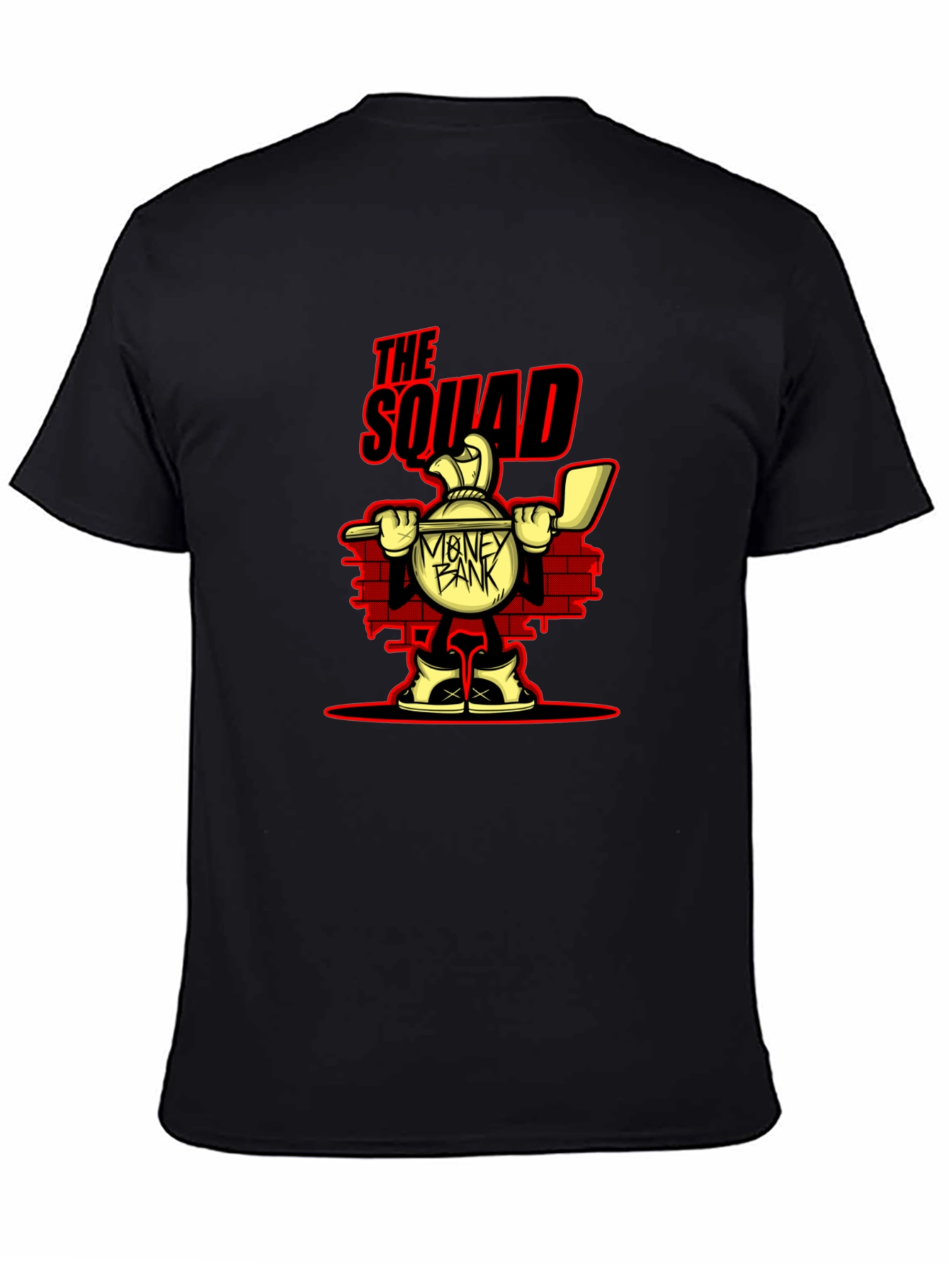 The Squad Money Bank Cartoon Graphic T-Shirt