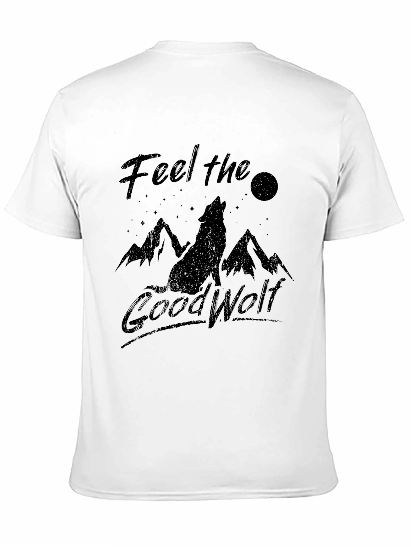 Feel the Good Wolf Graphic T-Shirt
