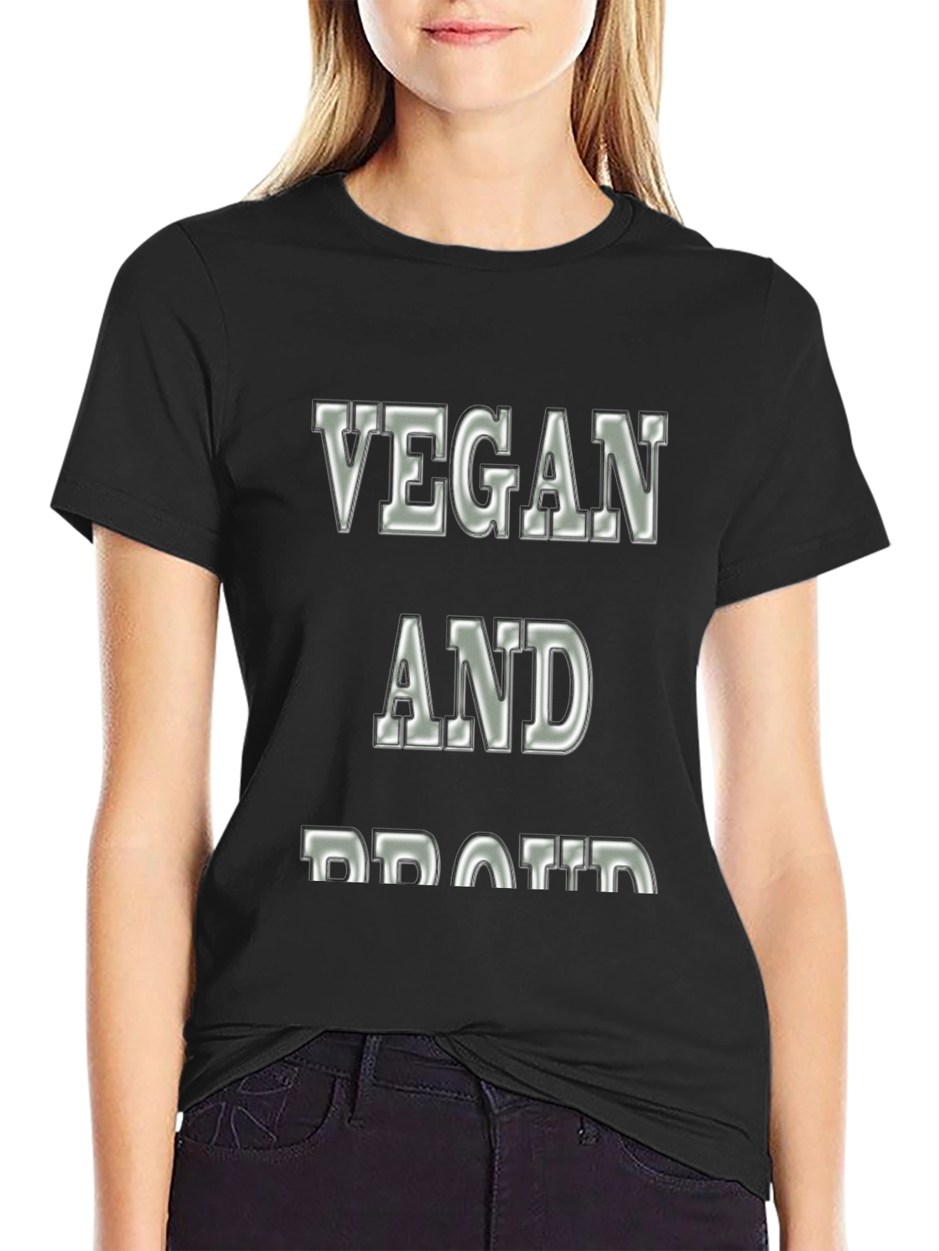 Vegan and Proud Statement T-Shirt