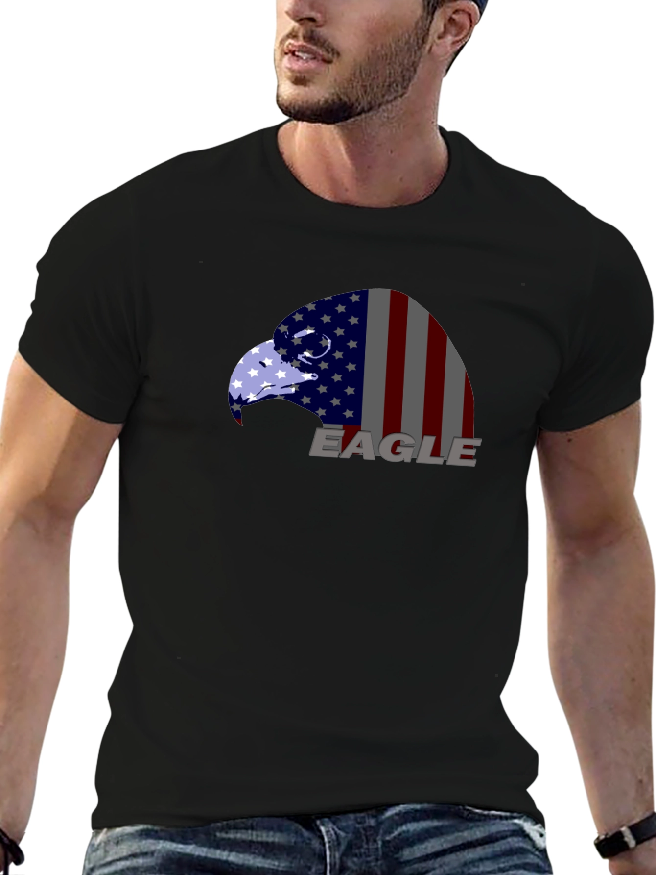 American Eagle Flag Graphic Tee