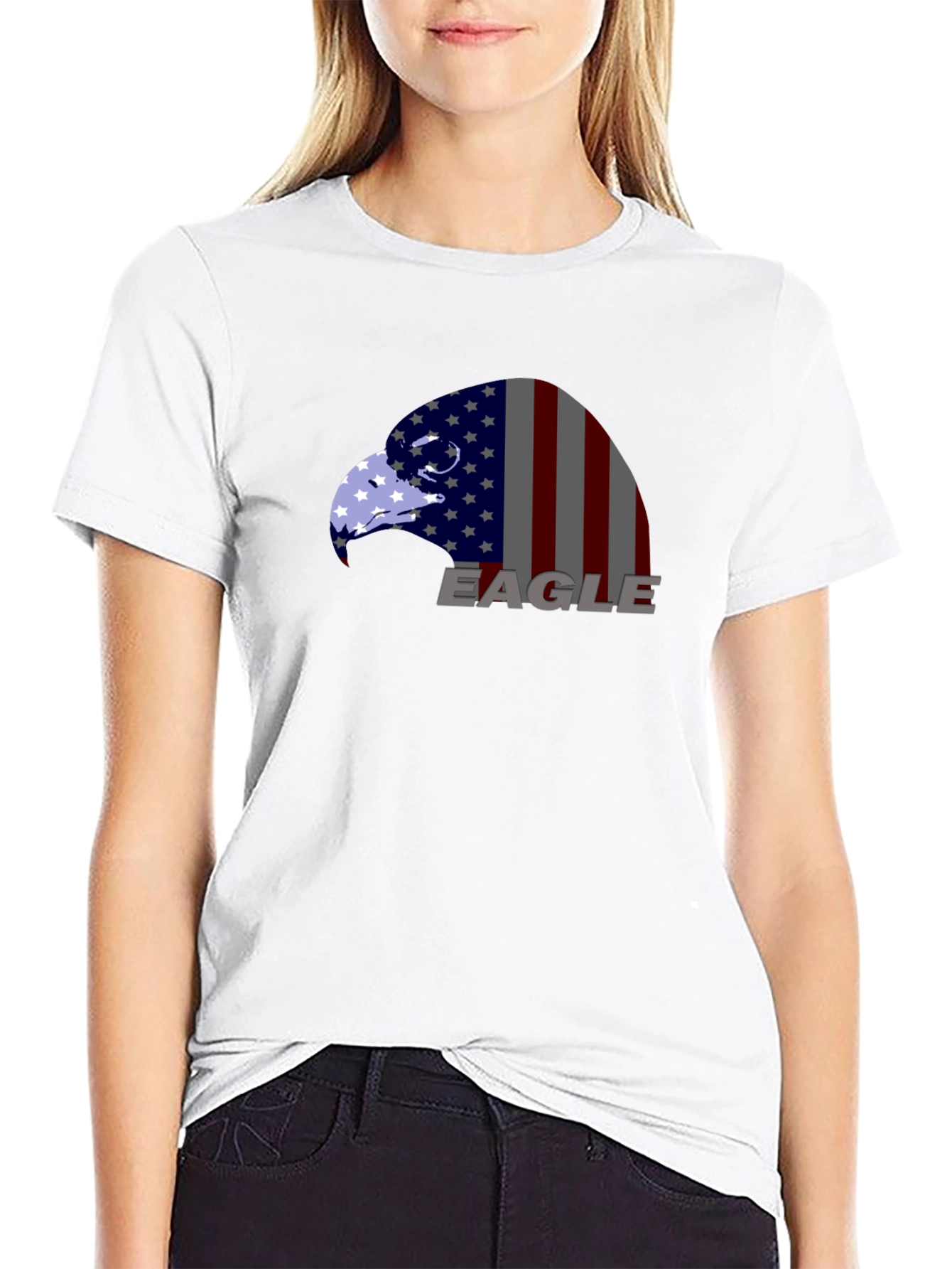 American Eagle Flag Graphic Tee
