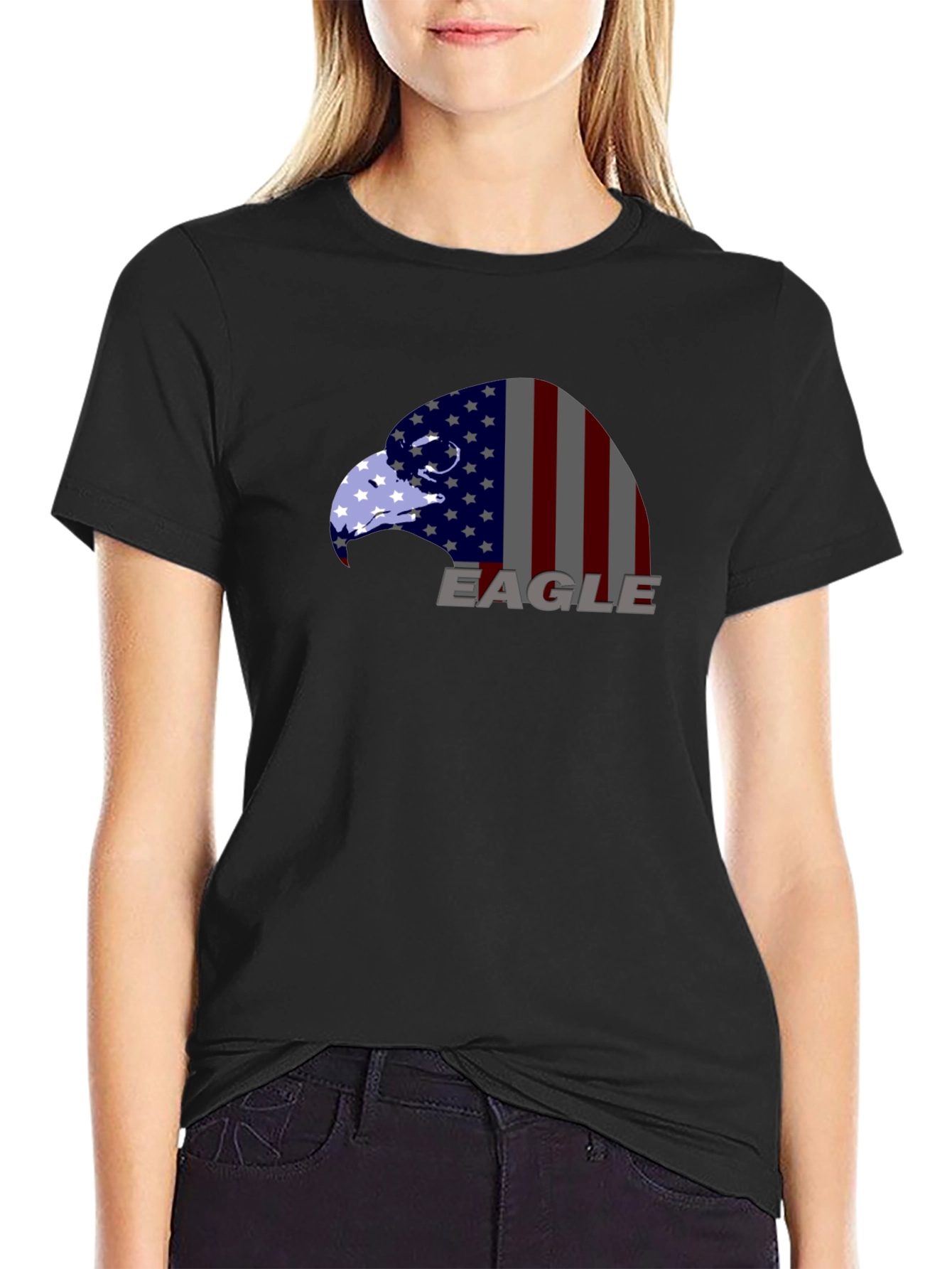American Eagle Flag Graphic Tee
