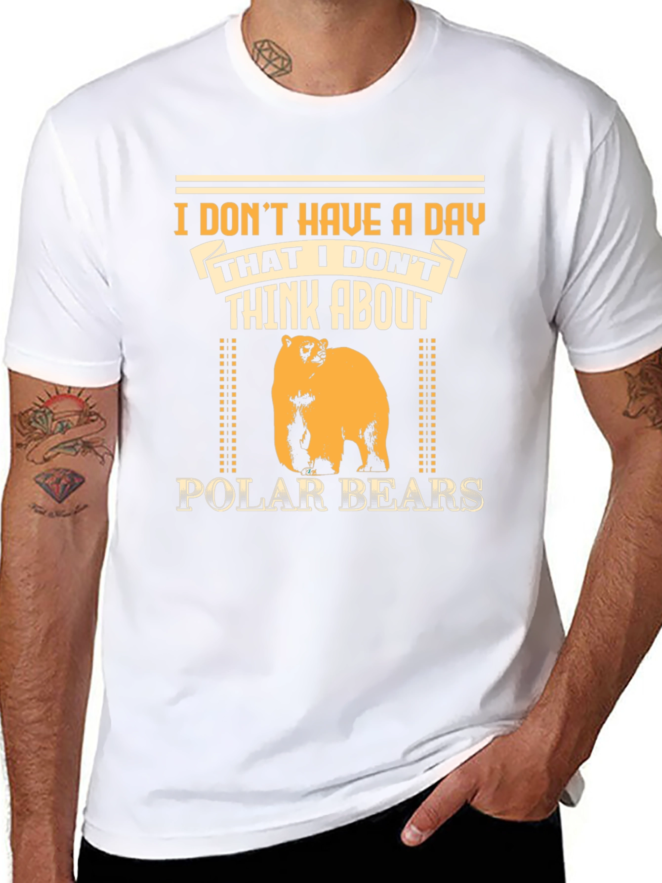 Polar Bear Lover Graphic T-Shirt