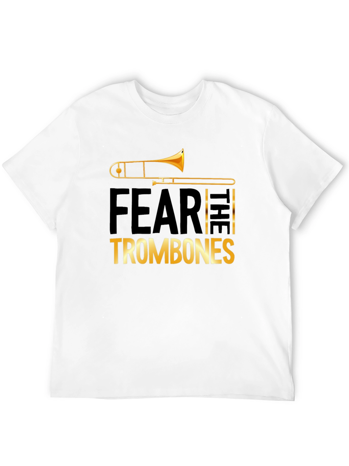 Fear the Trombones Black Graphic Tee