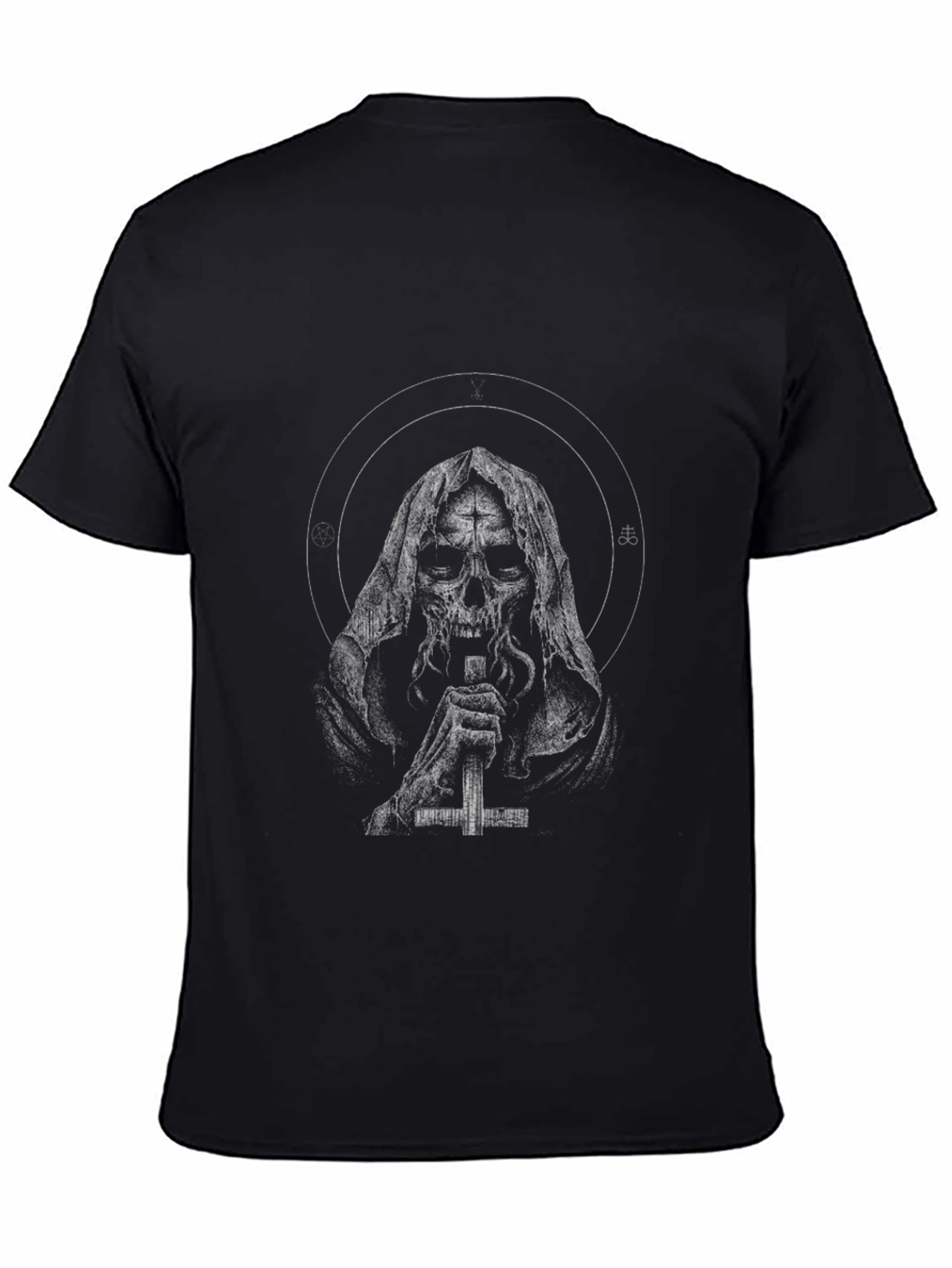 Grim Reaper Graphic Tee - Dark Aesthetic Shirt