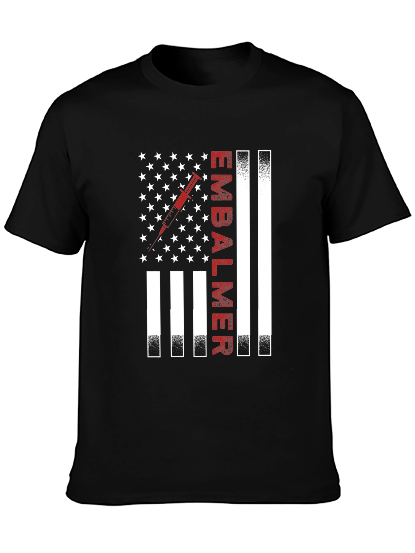 Embalmer American Flag Graphic Tee