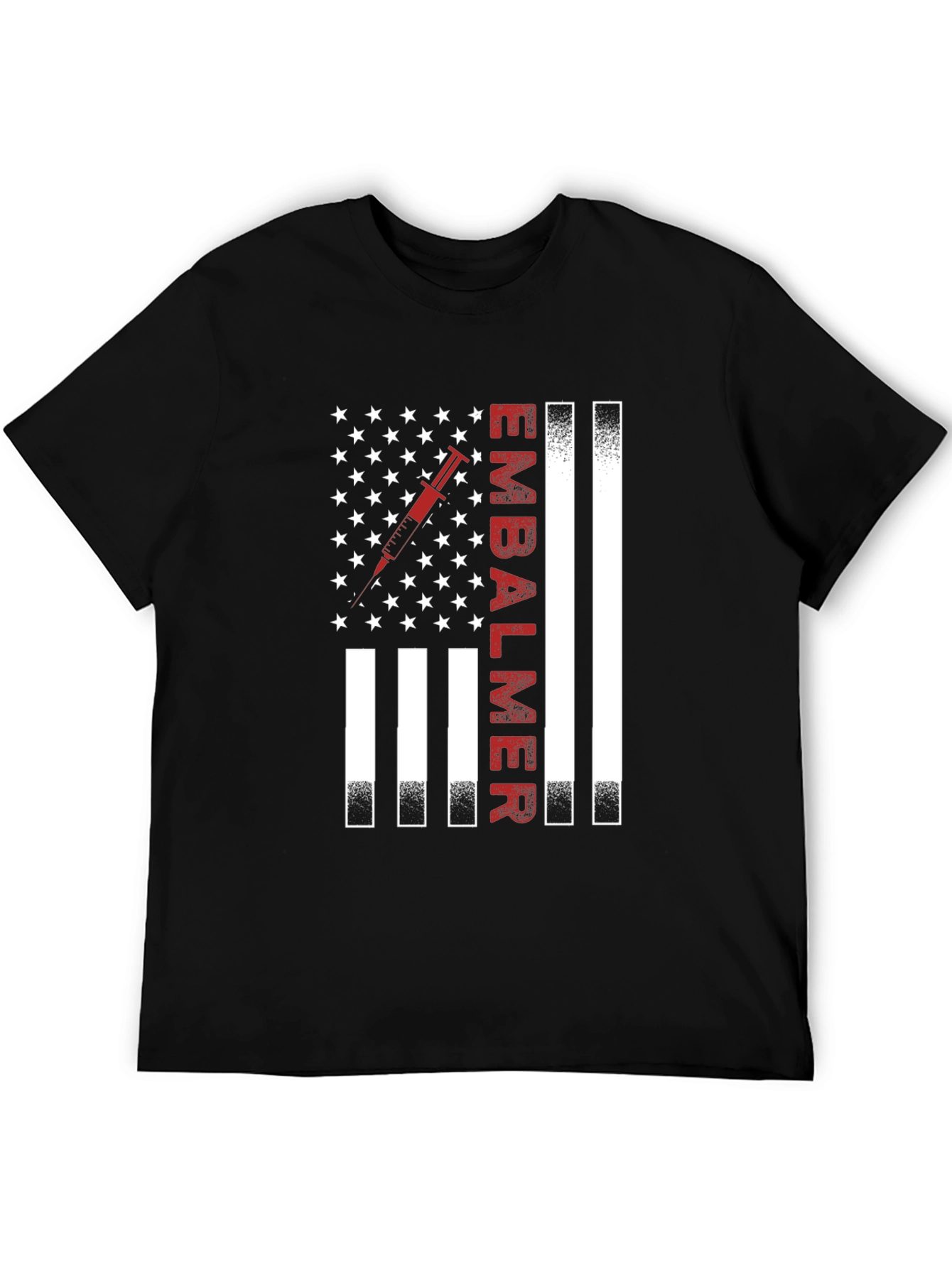 Embalmer American Flag Graphic Tee