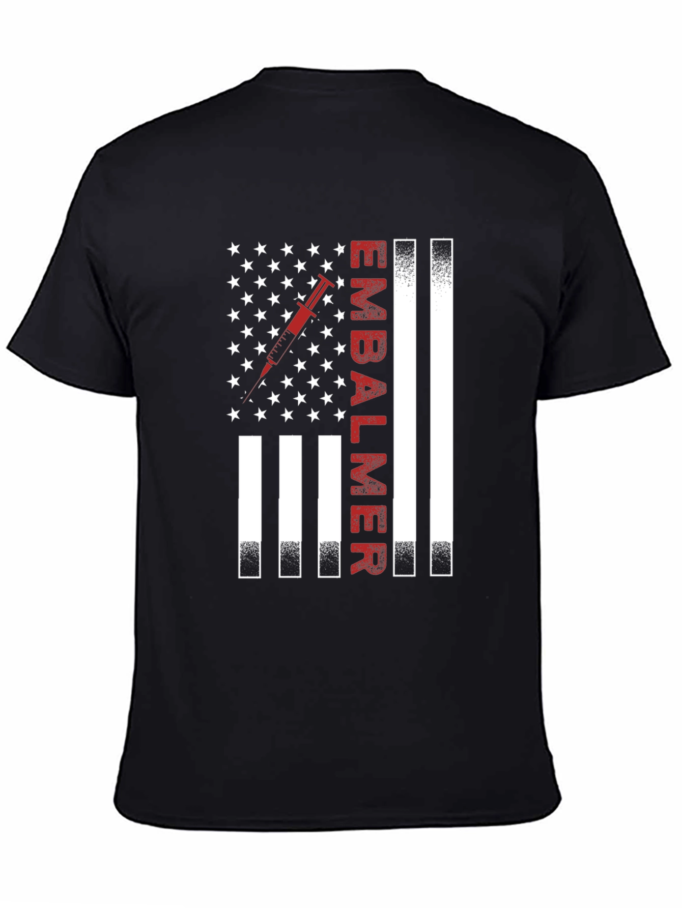 Embalmer American Flag Graphic Tee