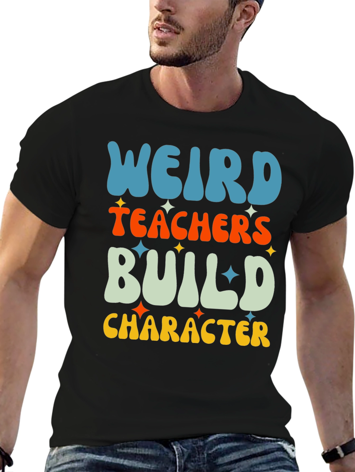 Weird Teachers Build Character Graphic Tee