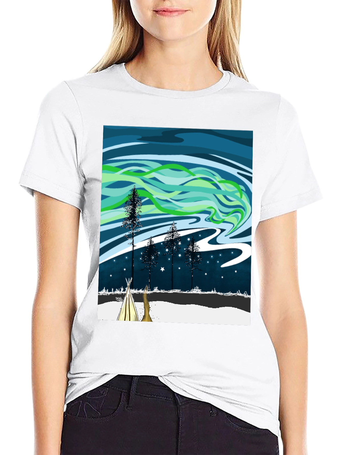 Northern Lights Graphic Tee