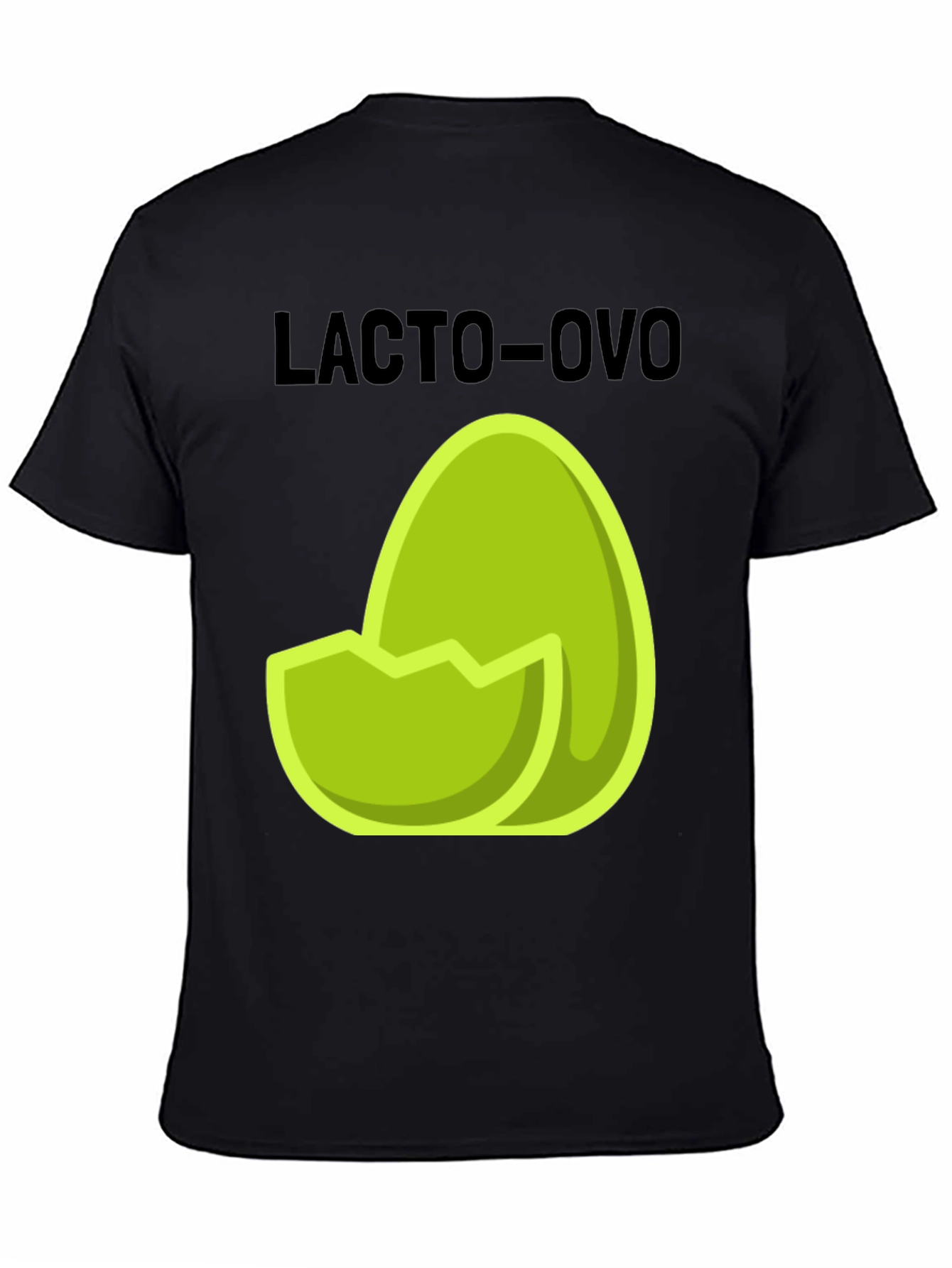 Lacto-Ovo Egg Graphic T-Shirt - Vegetarian Lifestyle Tee