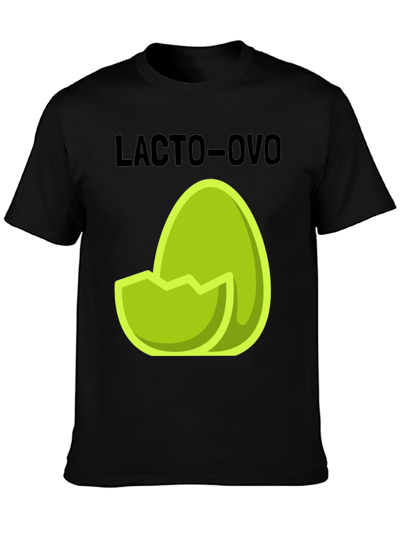 Lacto-Ovo Egg Graphic T-Shirt - Vegetarian Lifestyle Tee